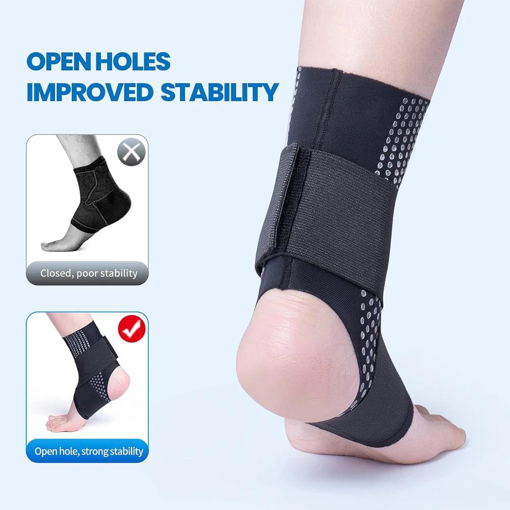 1Pc Foot Sleeve With Compression Wrap,Ankle Brace For Arch,Ankle Support,Footballbasketball,Volleyball,Running,Plantar Fasciitis