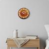 Wood Grain Wall Clock Modern Design Nordic Accurate Sweep Movement Home Decor for