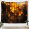 Purple Black White Tapestry Size Kids Abstract Geometric Wall Art for Boys Girls Teens Modern Minimalist Wall Hanging Blanket