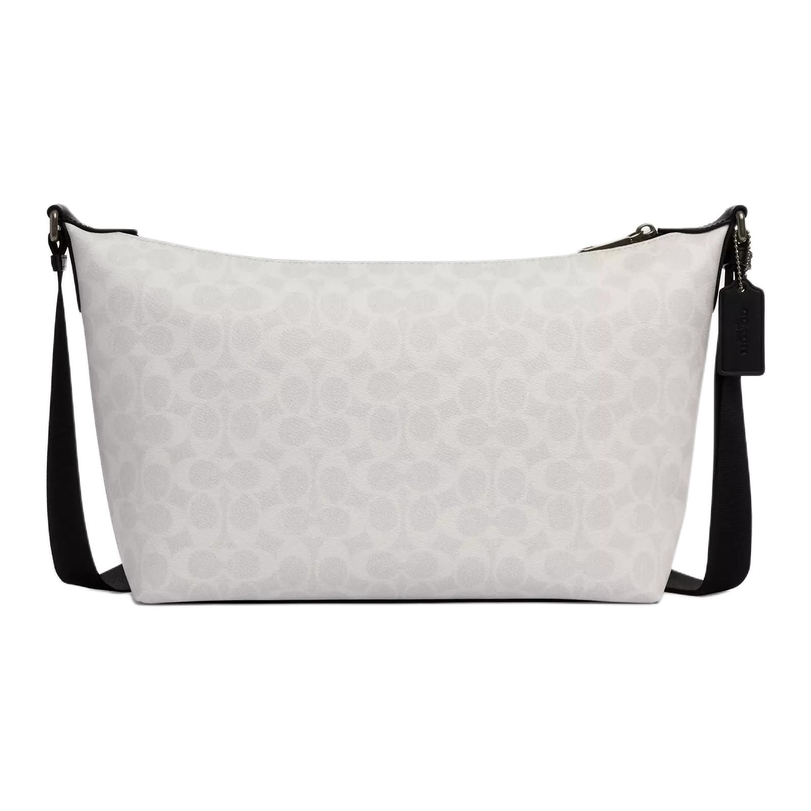 

Coach Finn 31 Classic Brand Print Leather Shoulder Crossbody Bag Large Men bags White CAJ91-QBMQV Basic Set (Bag+Dust Bag)