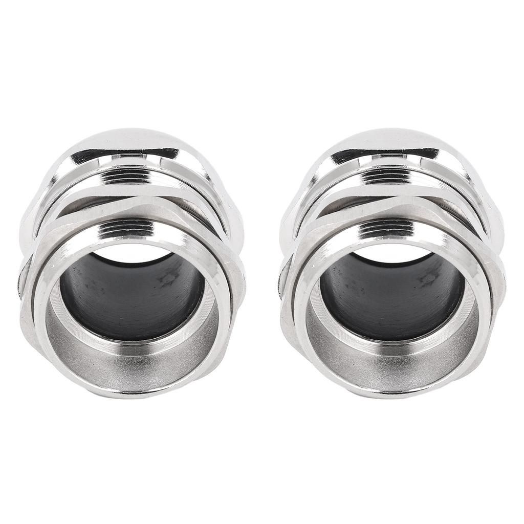 Cable Gland Stress Relief IP68 Waterproof Ni Plated Brass Metal Cord Grip for Electrical Boxes Lighting M32