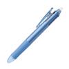 Pilot Frixion Ball 4 Ballpoint Extra 4 Colors Light Blue Pen, 0.5mm Fine, (Black, Red, Blue, Green), (LKFB-80EF-LB)