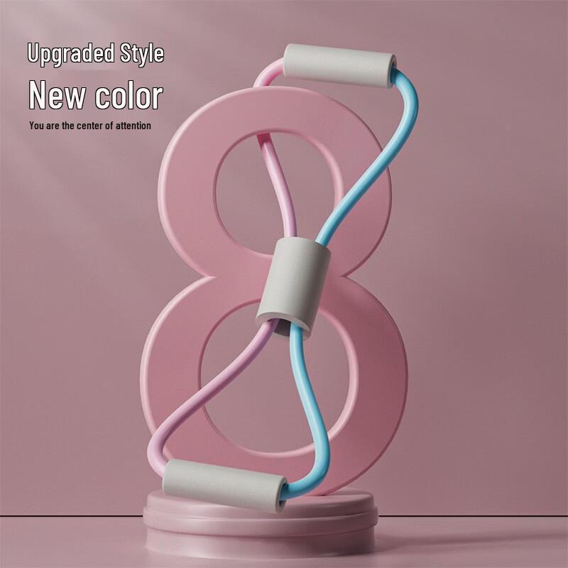 TLXT Pink & Blue 7-Piece Resistance Band Set