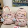 Schoolbag Children's Schoolbag Girls Elementary School Students High Value Two-piece Set Backpack High School Student Pain Bag Backpack