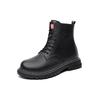 Dickies Two-Layer Cowhide Versatile Short Martin Boots Men boots Black 204M50LXS60
