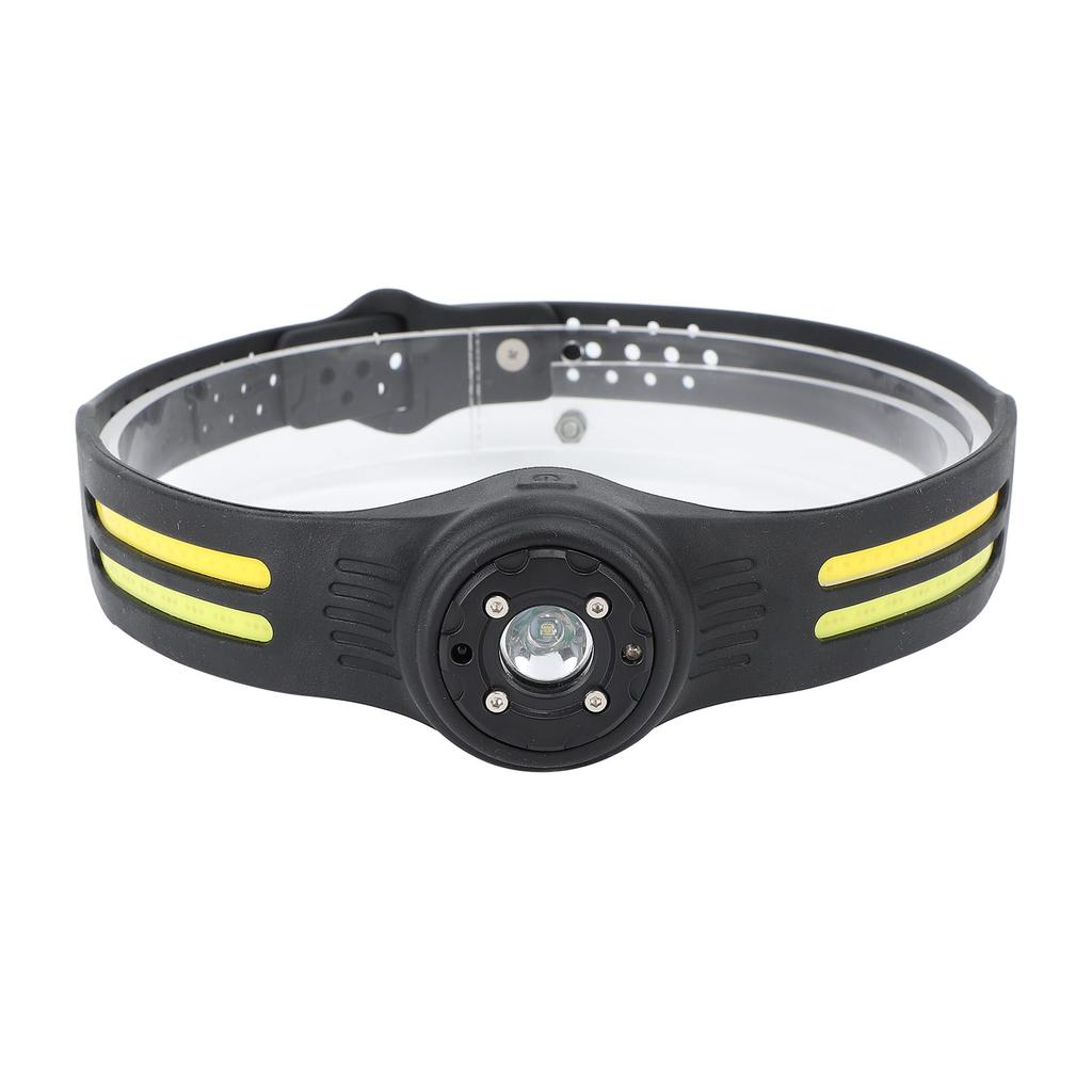 COB LED Headlamp 6 Light Modes 360 Degrees Rotating Waterproof Motion Sensor Headlight for Outdoor R