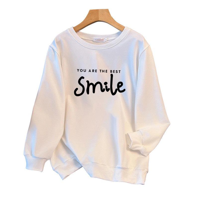 Plus Size Loose Autumn Hoodie for 200/350 Jin, Bust 1127