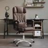 Day and Night - Day and Night Reclining Office Chair Massage Brown Synthetic Leather