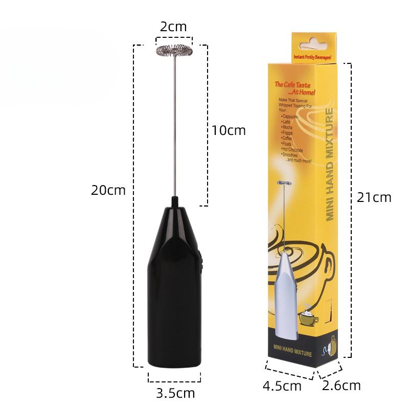 

Egg Beater Handheld Electric Milk BeaterGoat Milk Coffee Blender Milk Foam Machine Electric Stirring Rod Black blender