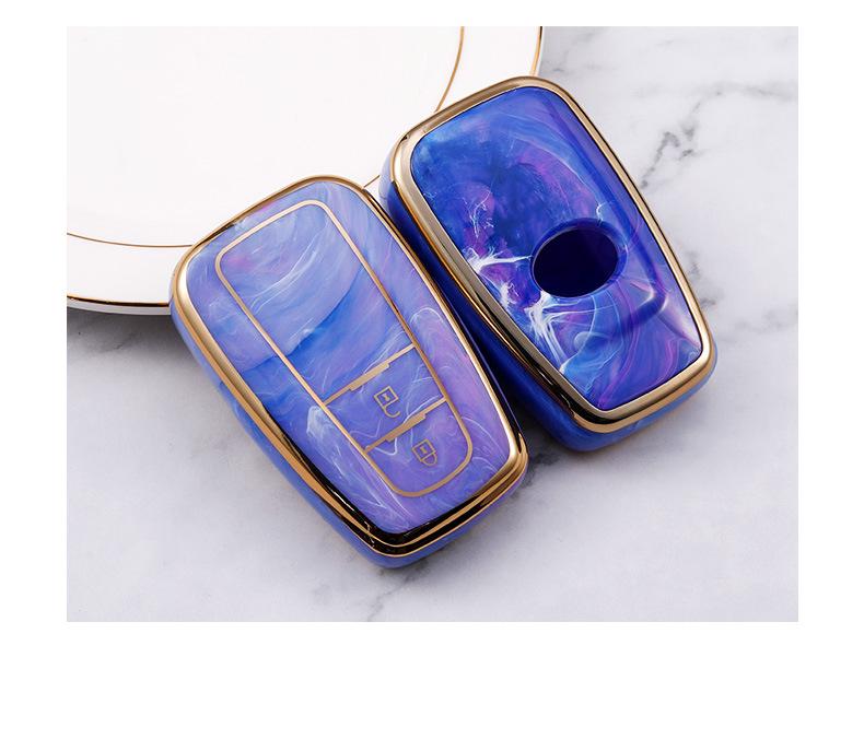 Chinese Style Key Case for Toyota Camry, Prado, Avalon, and Yize - Full Coverage Protective Cover