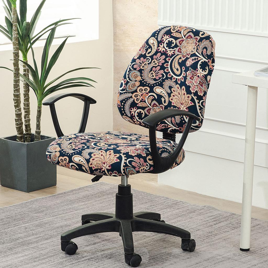 Elastic Split Chair Cover Office Lift Swivel Chair Cover Household Split Computer Chair Cover Non-Slip Seat
