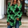 Women's Halloween Graphic Print Long Sleeve T-Shirt Loose Fit Round Neck Pullover