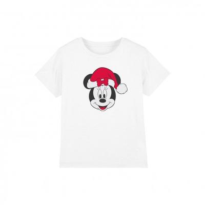 Chapéu Minnie Mouse Infantil/Crianças Camiseta de Natal