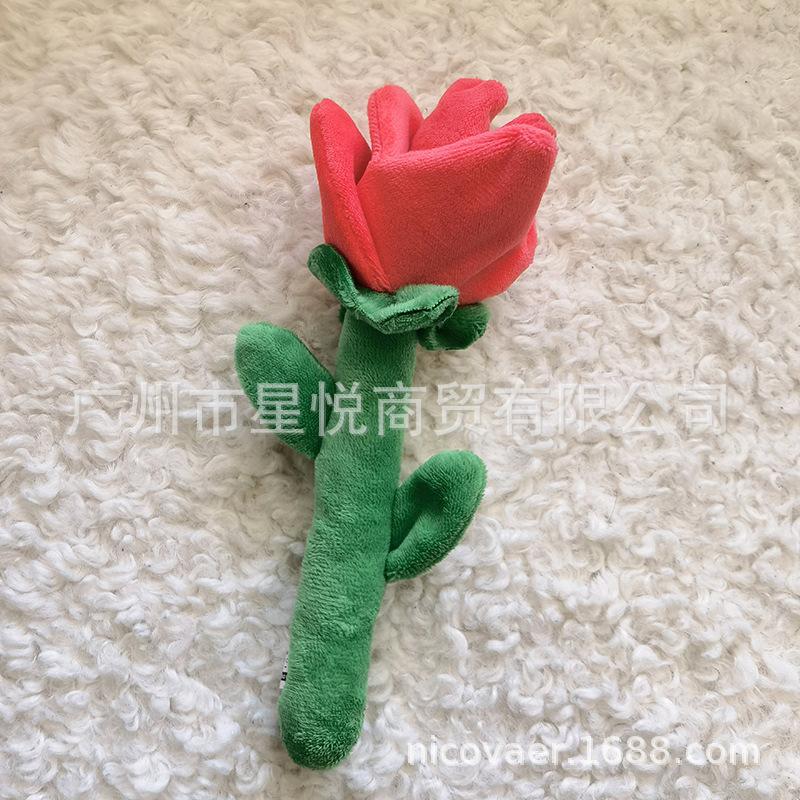 

Dog Toys Compared To Bears Small Medium Sized Cats Dogs Accompany Plush Valentine s Day Roses BB Sound Toys New Year Present