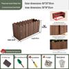 Outdoor Rectangular Wooden Planter Box