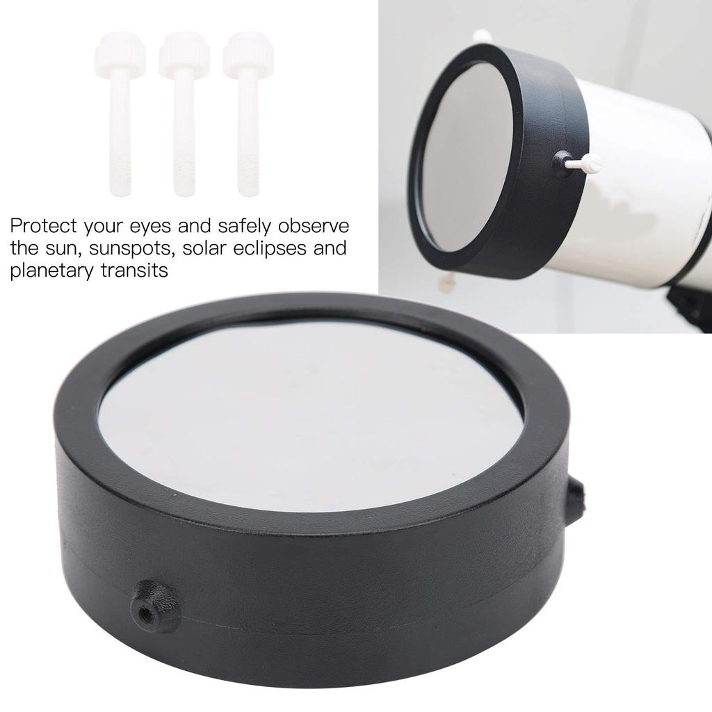 Solar Solar Observation Solar 3 x Solar Filter Protection Sunspot for 90mm Telescope Filter, Filter, ABS, Screws, Cap, Observation, 60, 70, 80,