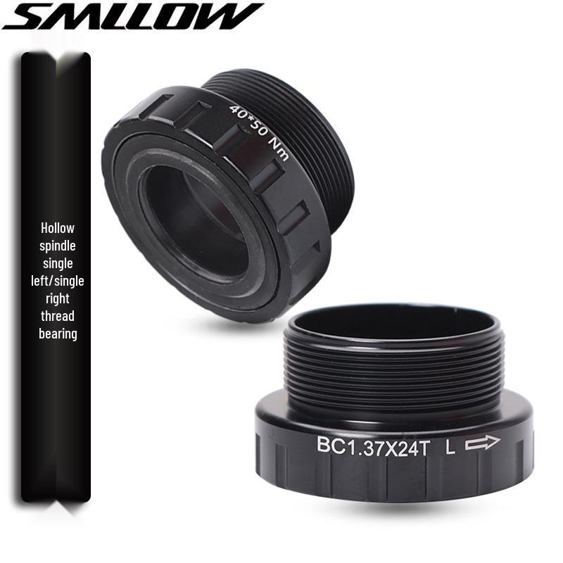 

Integrated Hollow Bearing Crankset for Mountain & Road Bikes - Threaded 68/73mm BB Single Left Hollow Thread (No. 1)