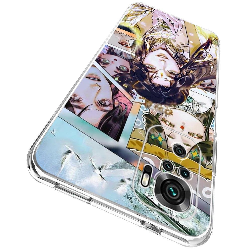 Heaven Official's Blessing Chinese Clear Phone Case For Xiaomi Redmi Note 12 5G 9S 9 8 10 11 Pro+ 9T 8T 10C 9C 9A 7 Pro Cover