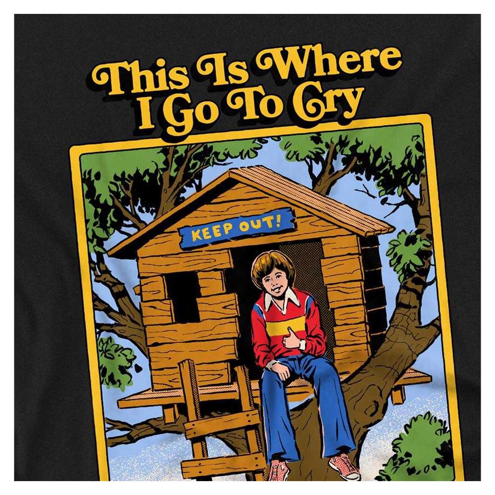 Steven Rhodes Unisex Adult This Is Where I Go Long-Sleeved T-Shirt