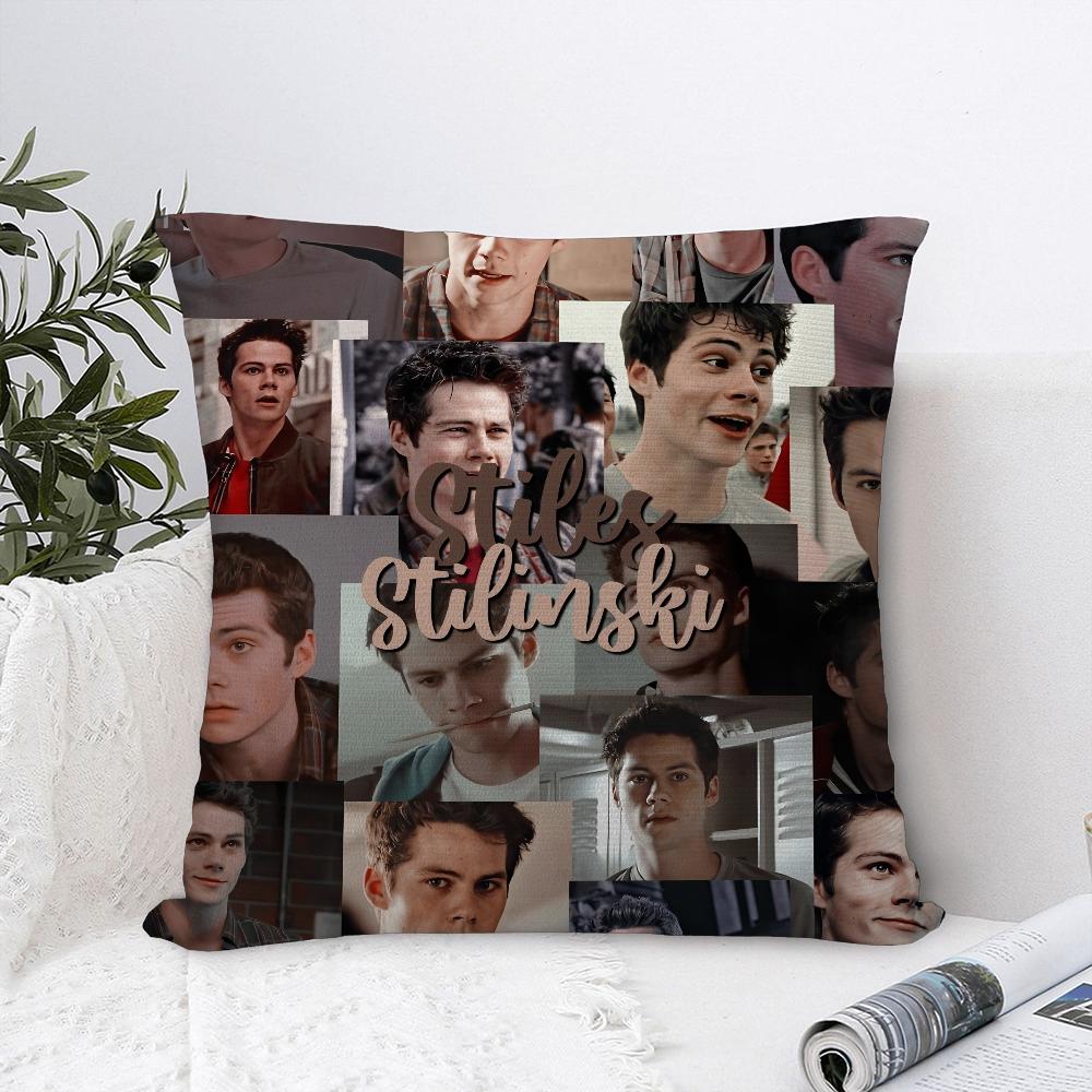 D-Dylan O Brien Kissenbezug Sofa Dekoration Zuhause Zweiseitiger Druck Plüsch Quadratische Dekokissenbezüge Kissen Deko Abdeckung