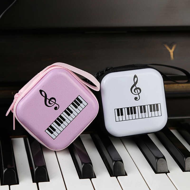 Music Note Coin Purse: Treble Clef & Keyboard Design for Stationery or Small Items - Perfect Back-to-School or Festival Gift