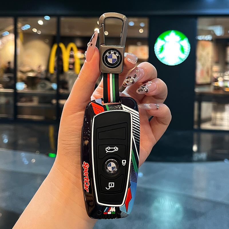 New Track Style Key Shell Car Key Case Cover Fob For BMW 1 2 3 4 5 6 7 Series X1 X3 X4 X5 X6 F36 F25 F26 F30 F34 F10 F07 F20 Z10