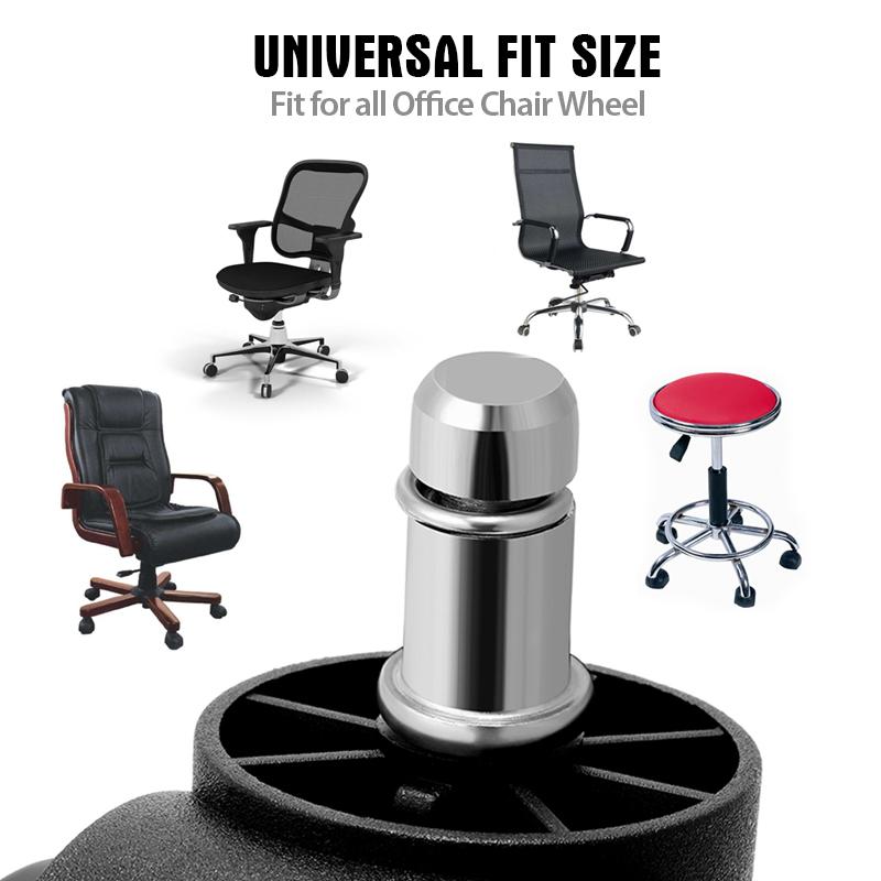 5PCS Universal Mute Chair Wheel 2" Office Chair Caster Replacement Casters Rubber Soft Safe Roller Furniture Wheels