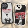 Famous Bruno Mars The Romantic Leather Phone Case For IPhone 15 14 13 Pro Max 12 11 16 Plus Phone Cover