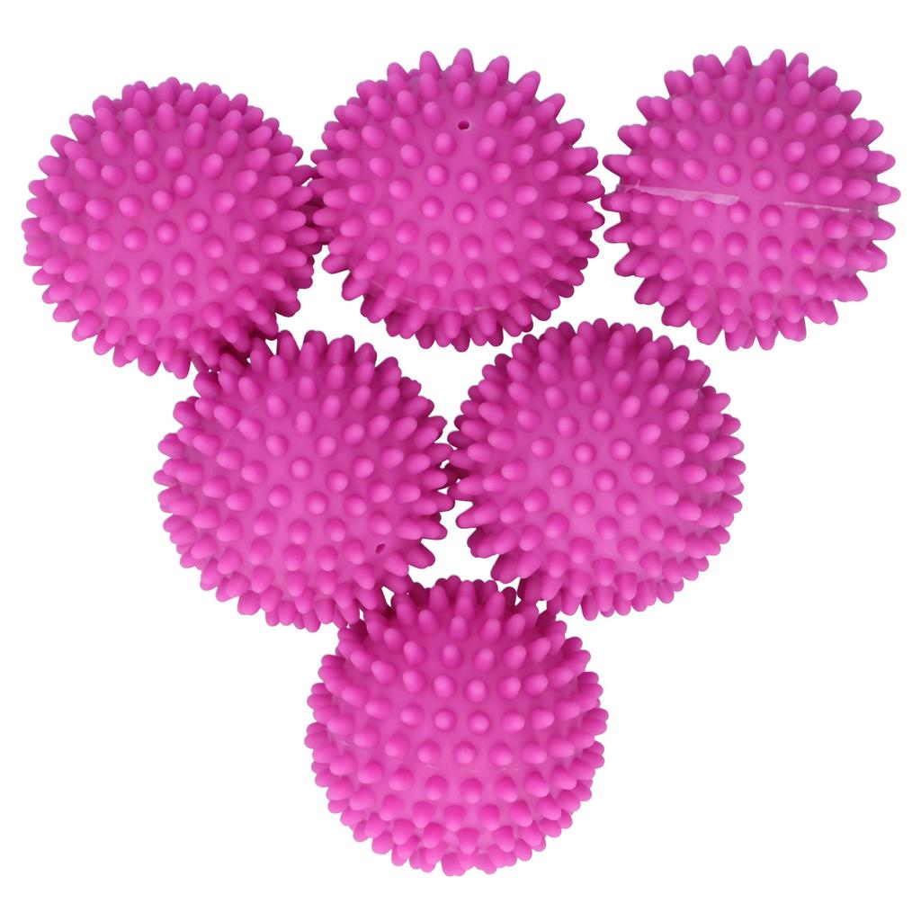 12Pcs Washing Ball Reusable Laundry Cleaning Balls Tool Household Supplies Rose Red