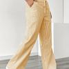 Striped Loose Wide-leg Pants Thin Slouchy Straight Casual Pants Women Drawstring Floor Length Pants Lazy Sweatpants 2026 Summer