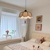 Wabi-Sabi Retro Japanese Mid-Century Fabric Chandelier for Bedroom, Restaurant, or Bar