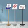 High-End Aluminum Alloy Floor-Standing Display Sign