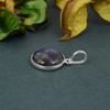 925 Sterling Silver Gemstone Labradorite Pendant Without Chain Jewelry Round Cabochon For Women or Girls - 2.45 Gms