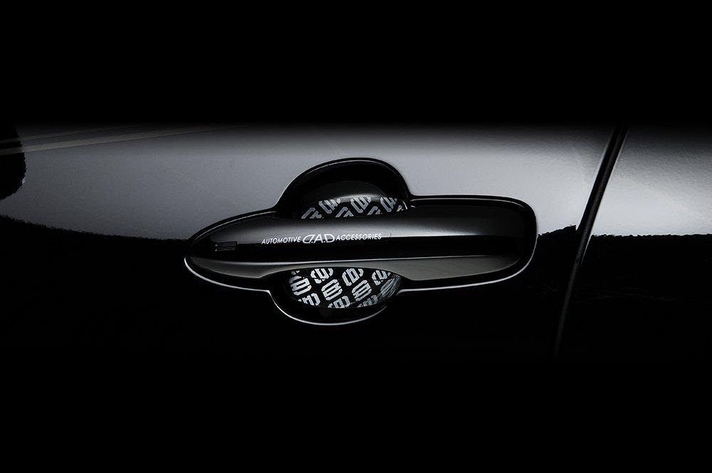 Garcon DAD Door Knob Under Guard Monogram Silver ST105-01 D.A.D