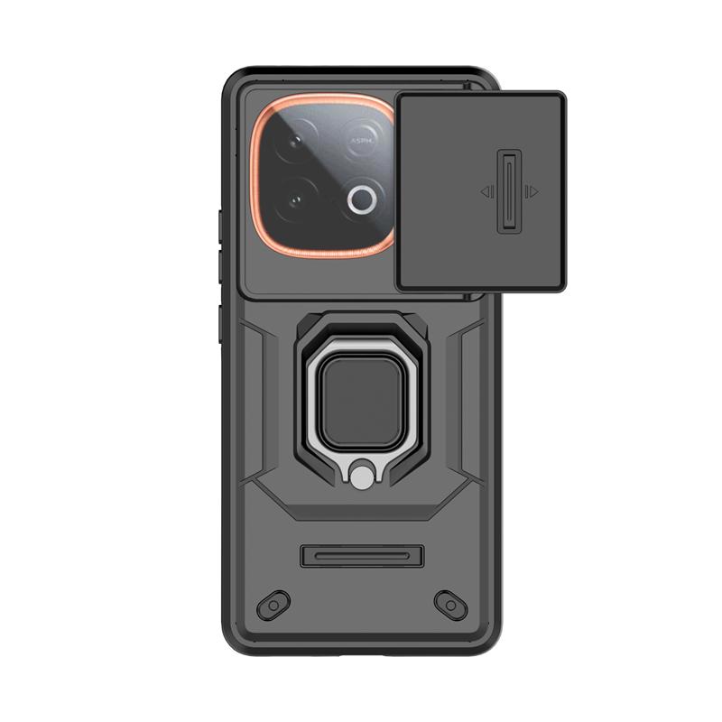 For Vivo IQOO Z10 Turbo Pro 5G Case Camera Protect Shockproof Armor Funda for IQOO Z10Turbo Z10 Turbo Pro Magnetic Ring Cover