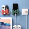 Punch free Mobile Phone Storage Box Wall Mounted Cactus Shape Air Conditioner Remote Control Organizer