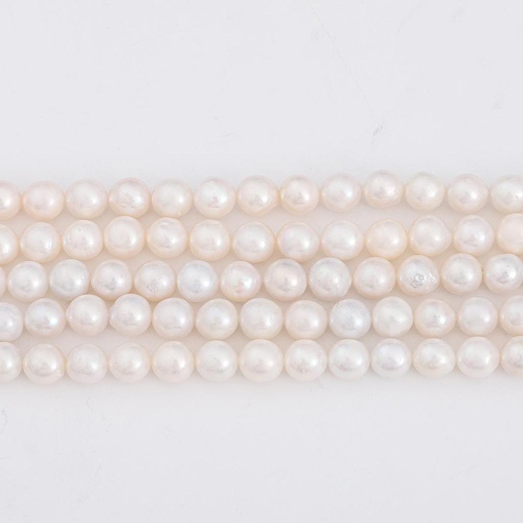 48Pcs Natural Freshwater Pearls For DIY Necklace Bracelet Earrings Jewelry Making
