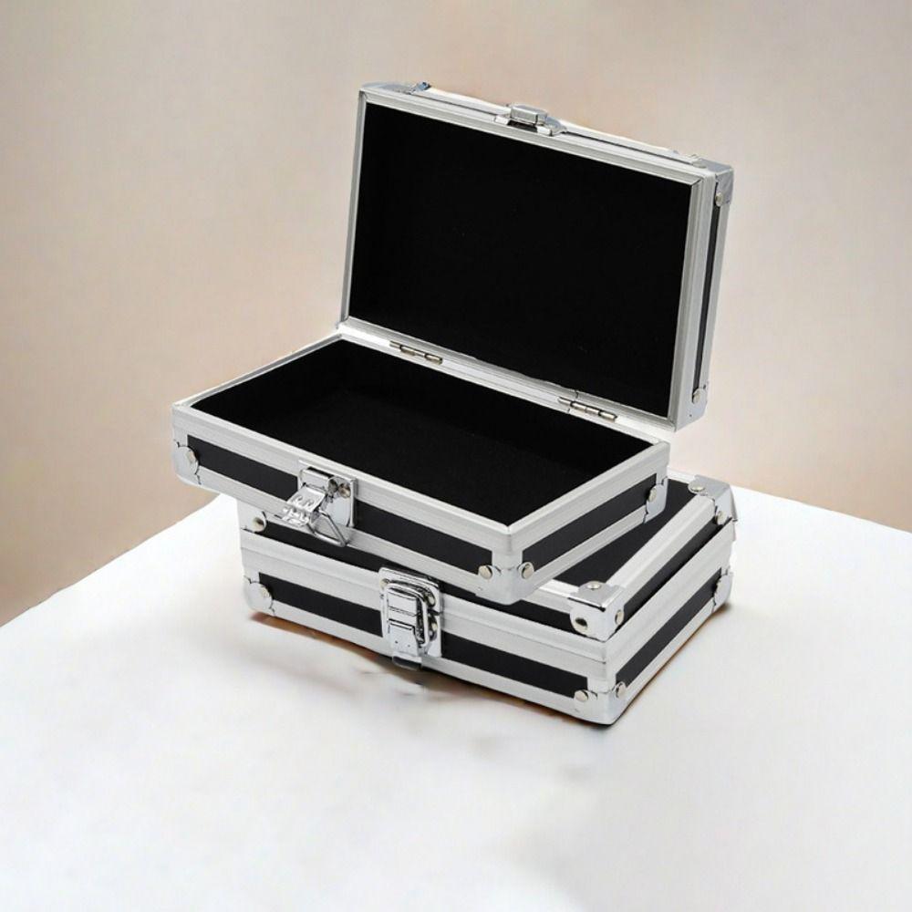 Store Items Outdoor Camping Instrument Case Metal Storage Box Jewelry Box Travel Suitcase Toolbox