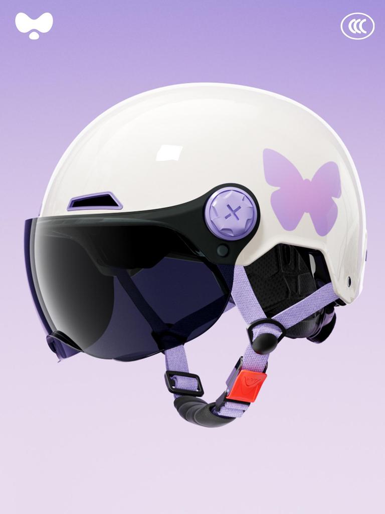 3C Certified Women's Electric Vehicle Helmet: Retro, All-Season, Winter Warmth for Motorcycles & Scooters