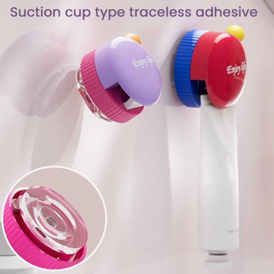 Wall Mount Toothpaste Hanging Clip with Hook Waterproof Strong Load-bearing