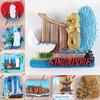 Singapur Reise Souvenirs Merlion Kühlschrankaufkleber Thailand Malaysia Kuala Lumpur Kühlschrankmagnete Wohnkultur Hochzeitsgeschenke