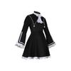 Shinonome Ena Nonnen-Cosplay-Kleid Project SEKAI Colorful Stage Gotisches Glockenärmel-Schleifen-Choker Schwarz-Weiß Geschwister-Kostüm Anime-Spiel