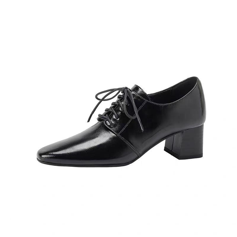 2026 Women Pumps Elegant Spring Fashion Pumps Women Ankle Boots Designer Heels Oxford Shoes Casual Leather Big Size High Heels
