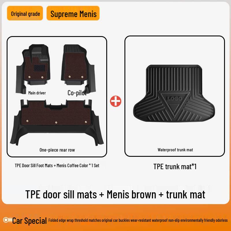TPE Full-Coverage Floor Mats for 26 Dongfeng Nissan Teana Models