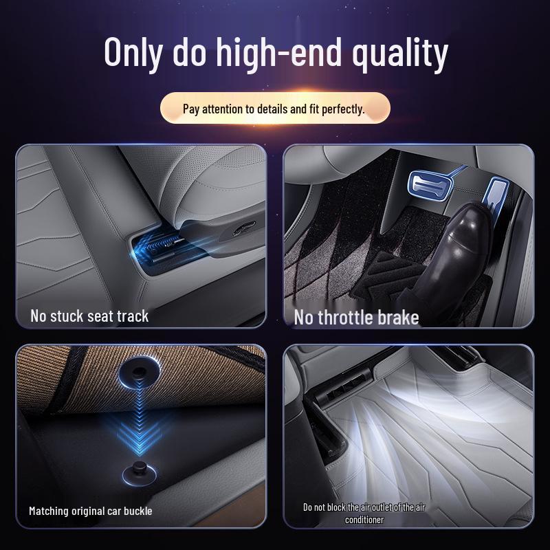 Denza N8L Car Floor Mats & Trunk Liners: 2025 Full-Coverage Interior Accessories