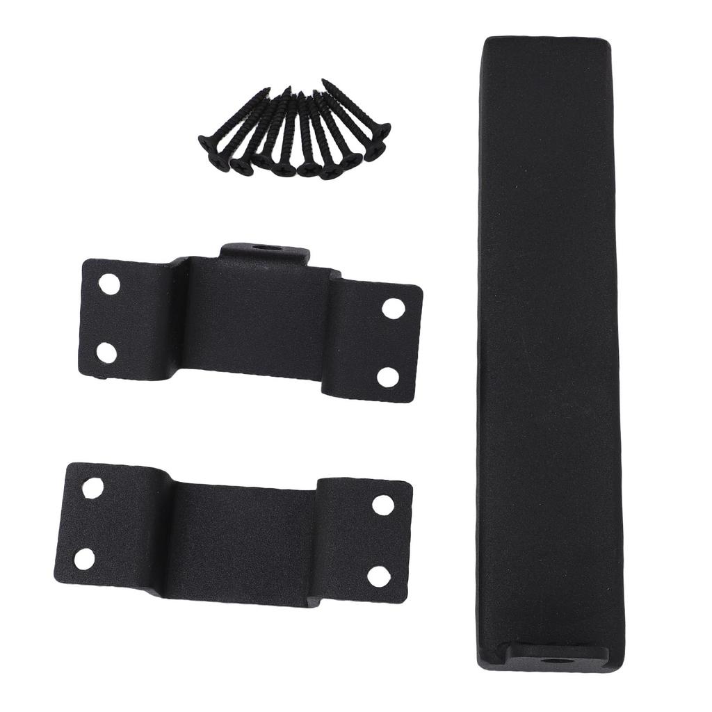 Slide Gate Latch Heavy Duty Steel Slide Gate Lock with Padlock Hole for Wooden Fences Barn Shed