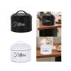 Coffee Filter Holder Coffee Bar Accessory with Lid for Counter Home Kitchen