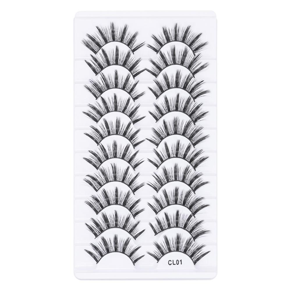 Handmade 3D Faux Mink Lash Full Strip Fake Eyelash False Eyelashes  Eye Lash Extension