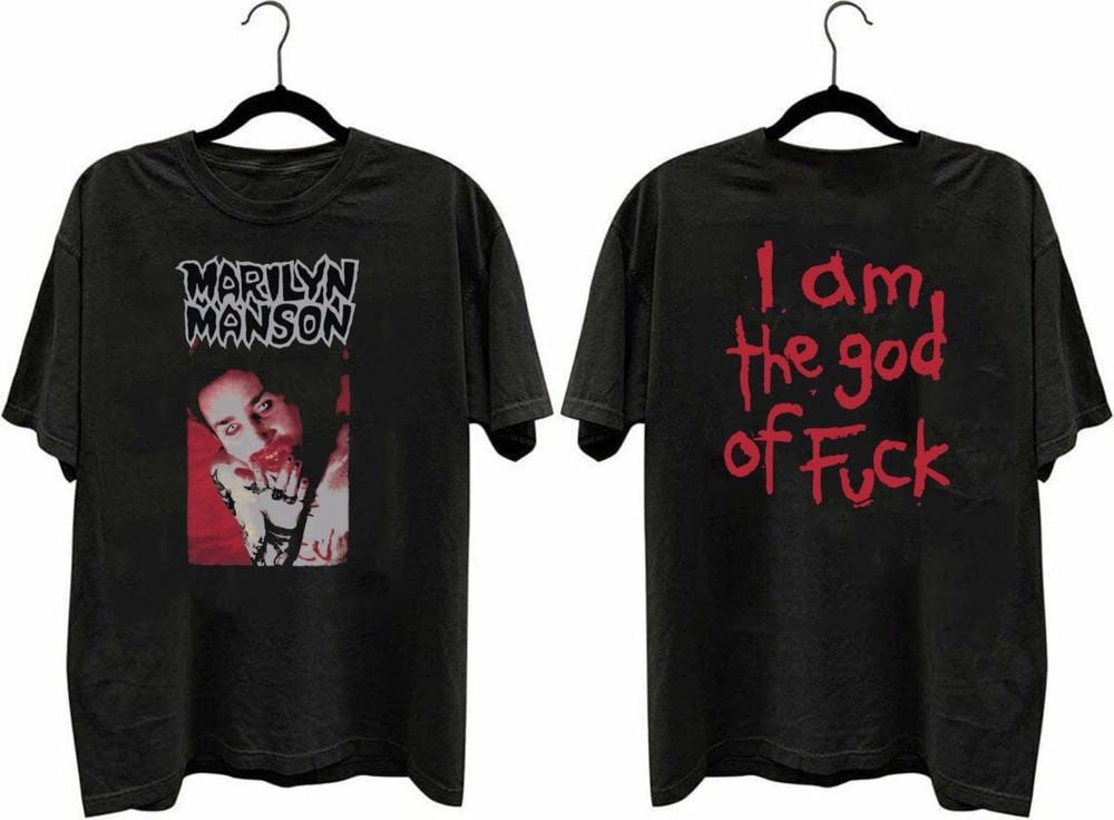 MARILYN MANSON GOD OF FUNK T-Shirt 2 Sides reprint S-5XL XXL