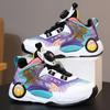 Hot Selling Children's Basketball Shoes High Top Comfortable Sneakers Breathable Rotating Buckle Warm Kids Outdoor Casual Shoes